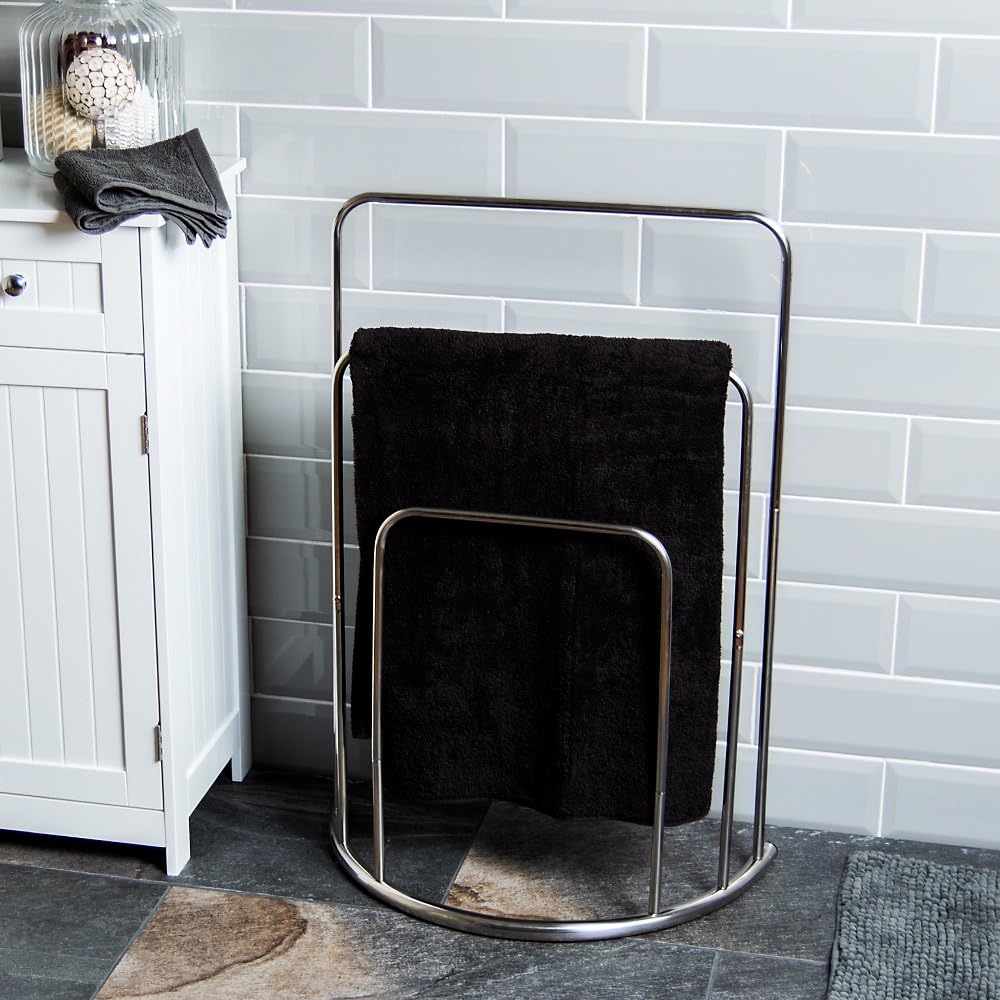 Bath Vida - porte-serviettes 3 niveaux - 24x50x80 cm - métal chromé