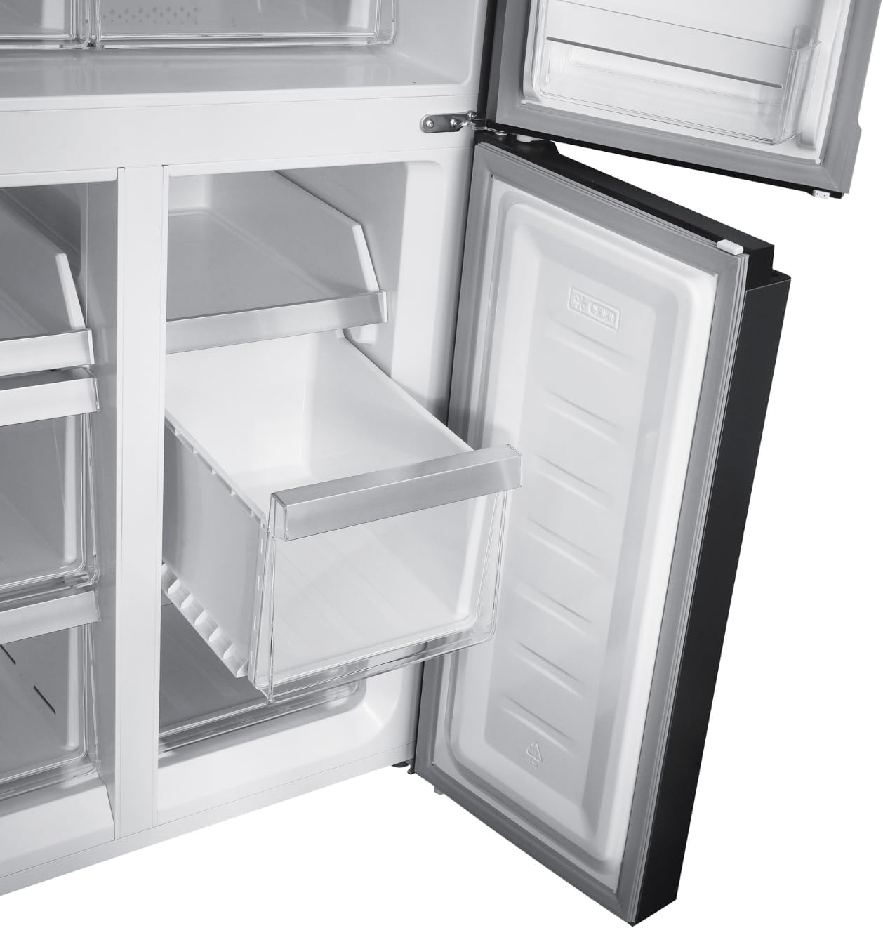 GEDTECH - Réfrigérateur multi-portes inox, 470L, No Frost, distributeur d'eau, GMP470IXT