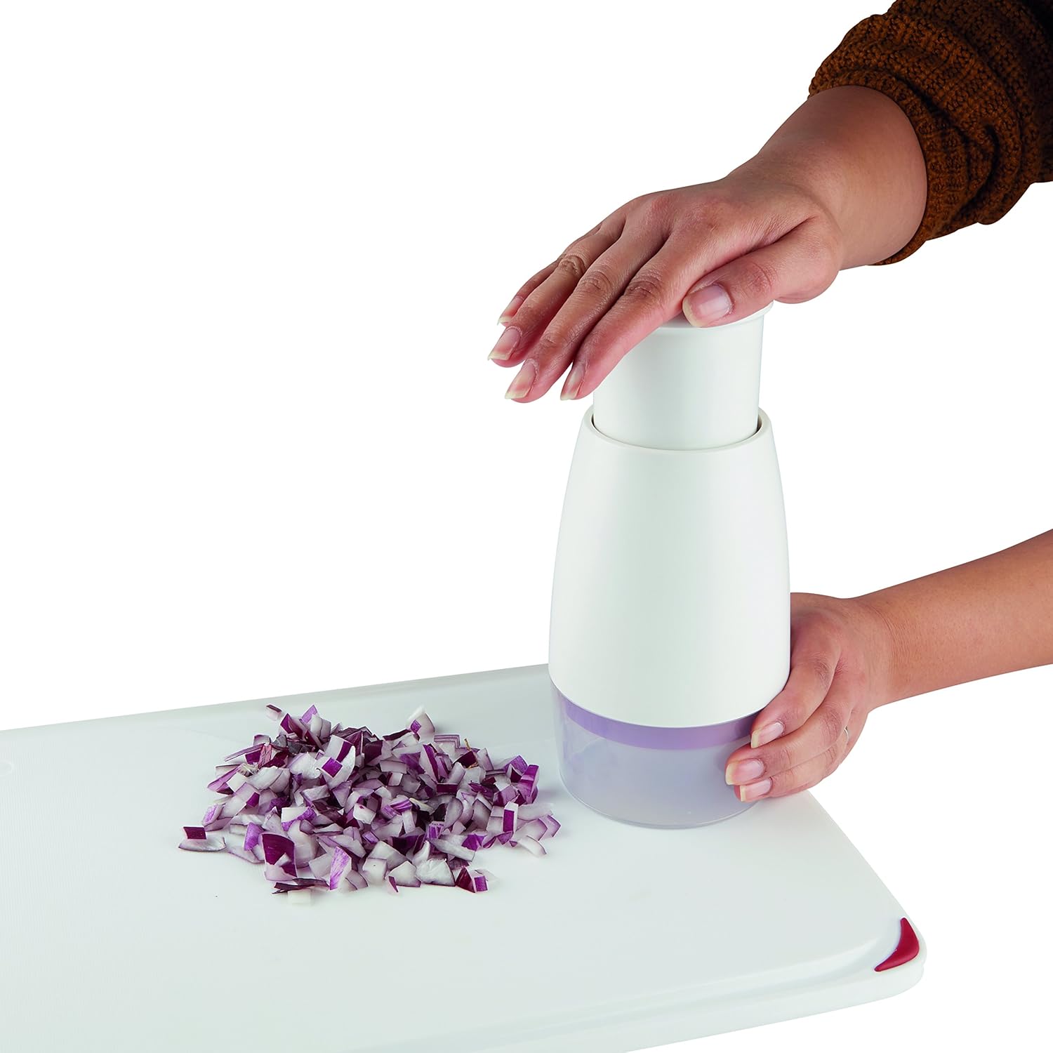 Zyliss - Zick Zick Classic - hachoir manuel compact, inox, nettoyage facile E910012