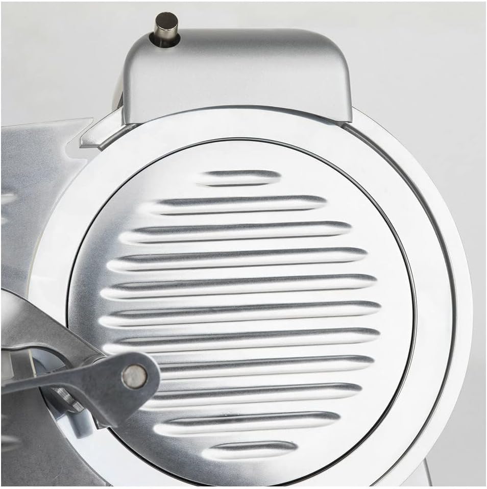 H.Koenig - trancheuse MSX220 - lame 20 cm, coupe 0-12 mm, aiguiseur intégré, plateau large, 282 rpm - MSX220