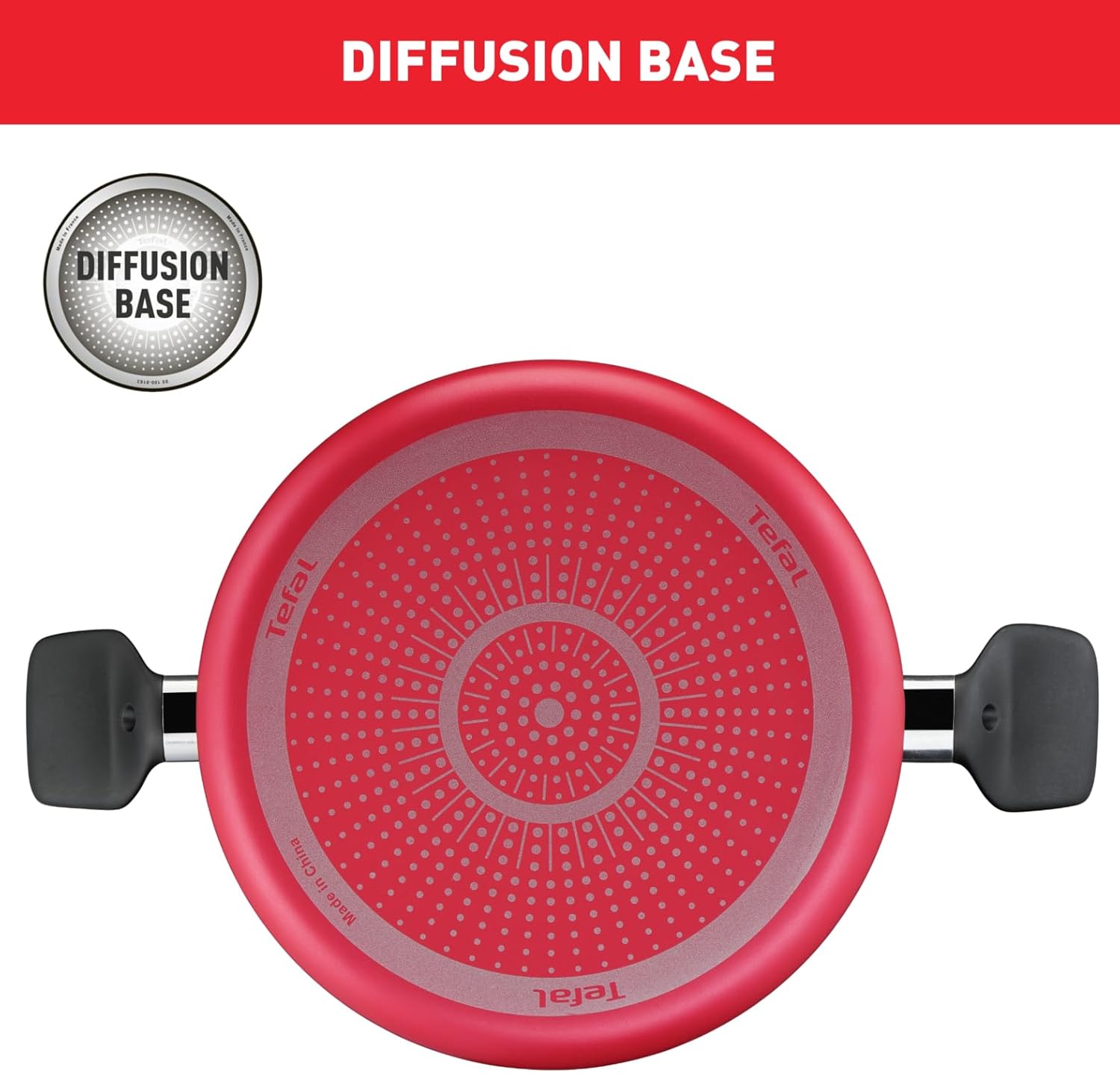 Tefal - Super Cook - lot 5 pièces 20/24 cm, antiadhésif, Thermo-Signal, B460S584