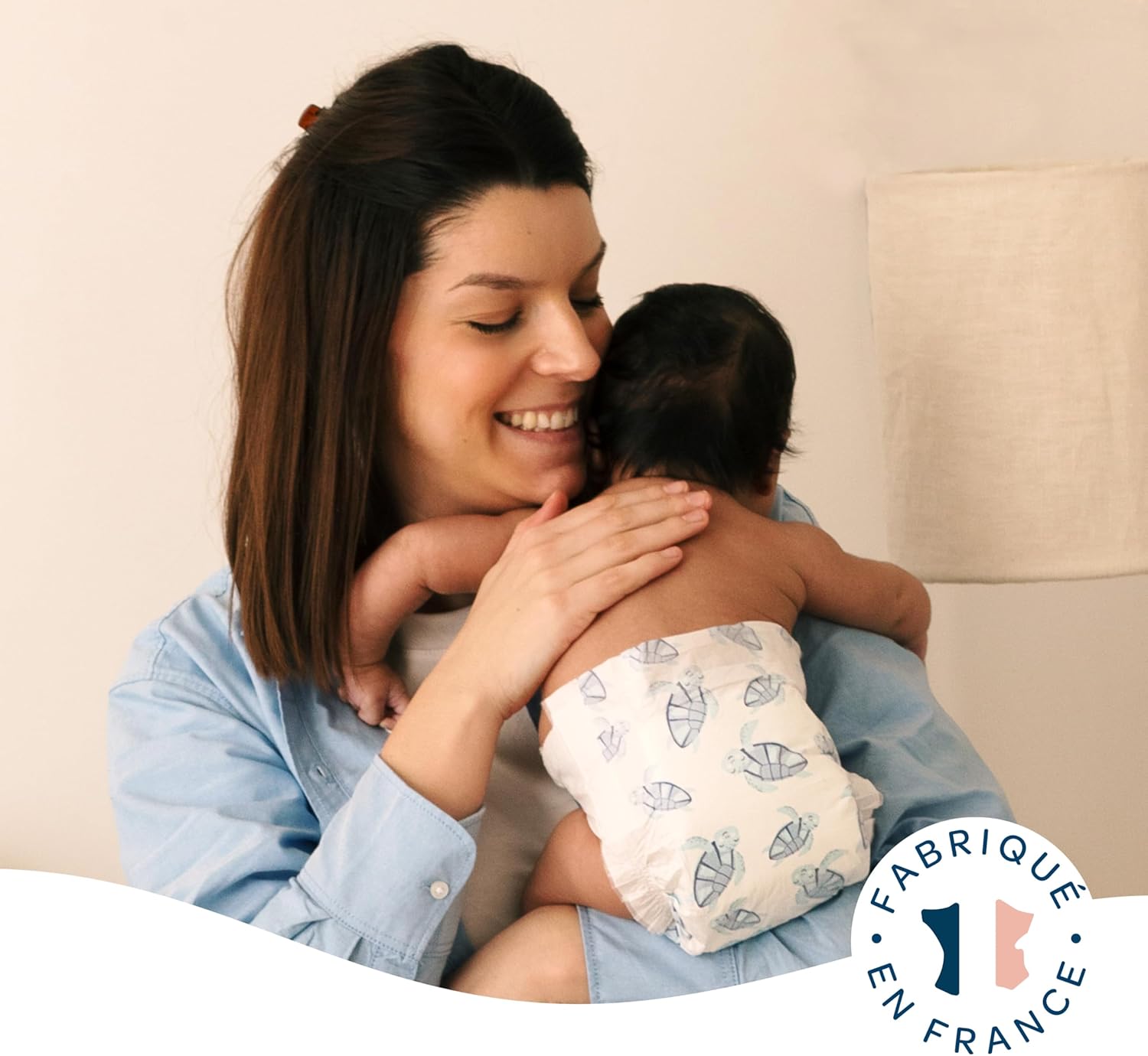 Biolane - couches bébé taille 2 (3-6 kg) - ultra absorbantes, jusqu’à 12h sec, pack 168, peaux sensibles, made in France