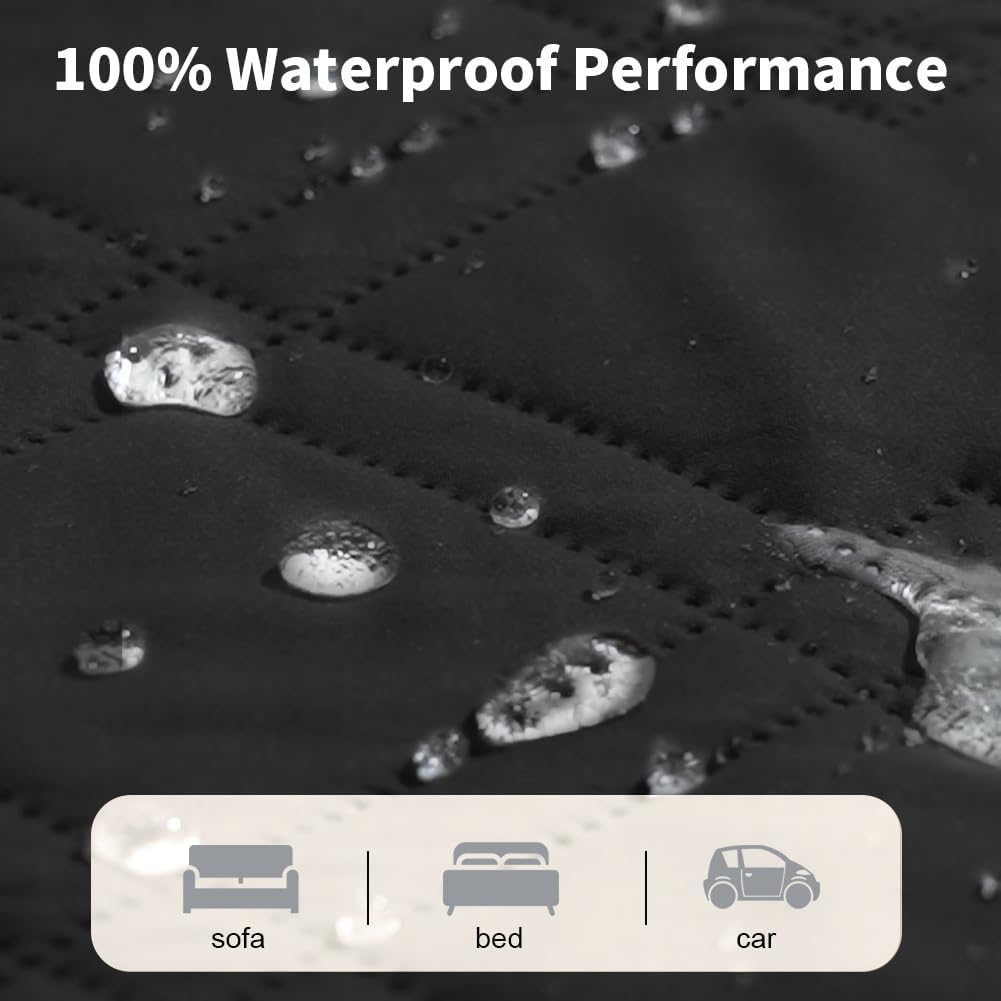 DUJUIKE - housse imperméable canapé - 173-208cm - base antidérapante, protection animaux DUJUIKE