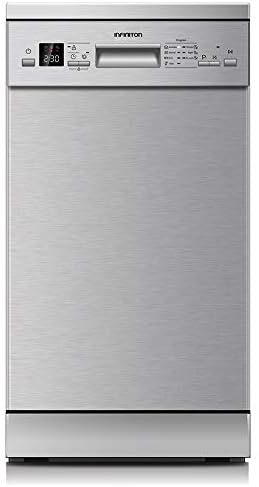 Infiniton - Lave-vaisselle Inox 45cm, 10 couverts, 7 programmes, LED, DIW-4513X