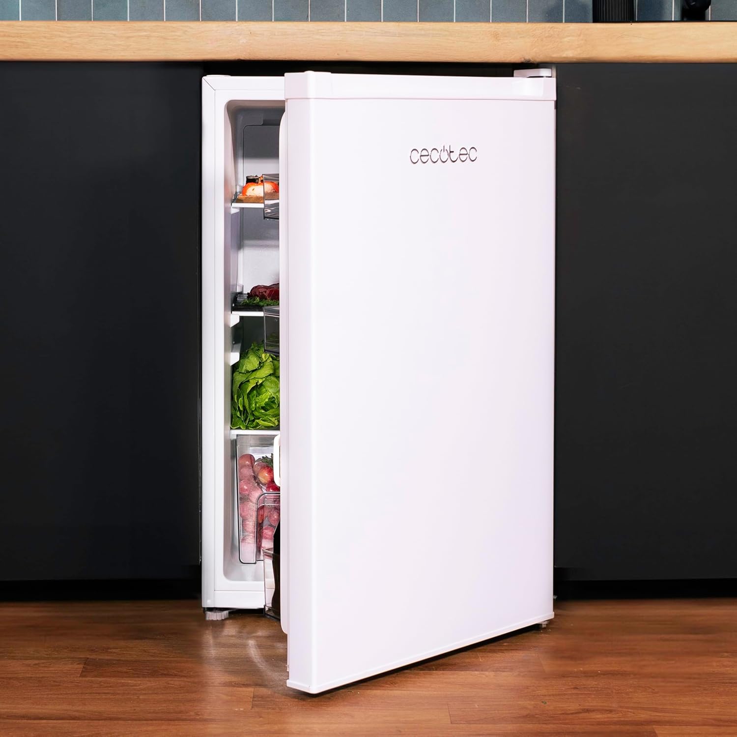 Cecotec - Bolero CoolMarket TT - 114L, compact, E, LED, porte réversible - TT114L