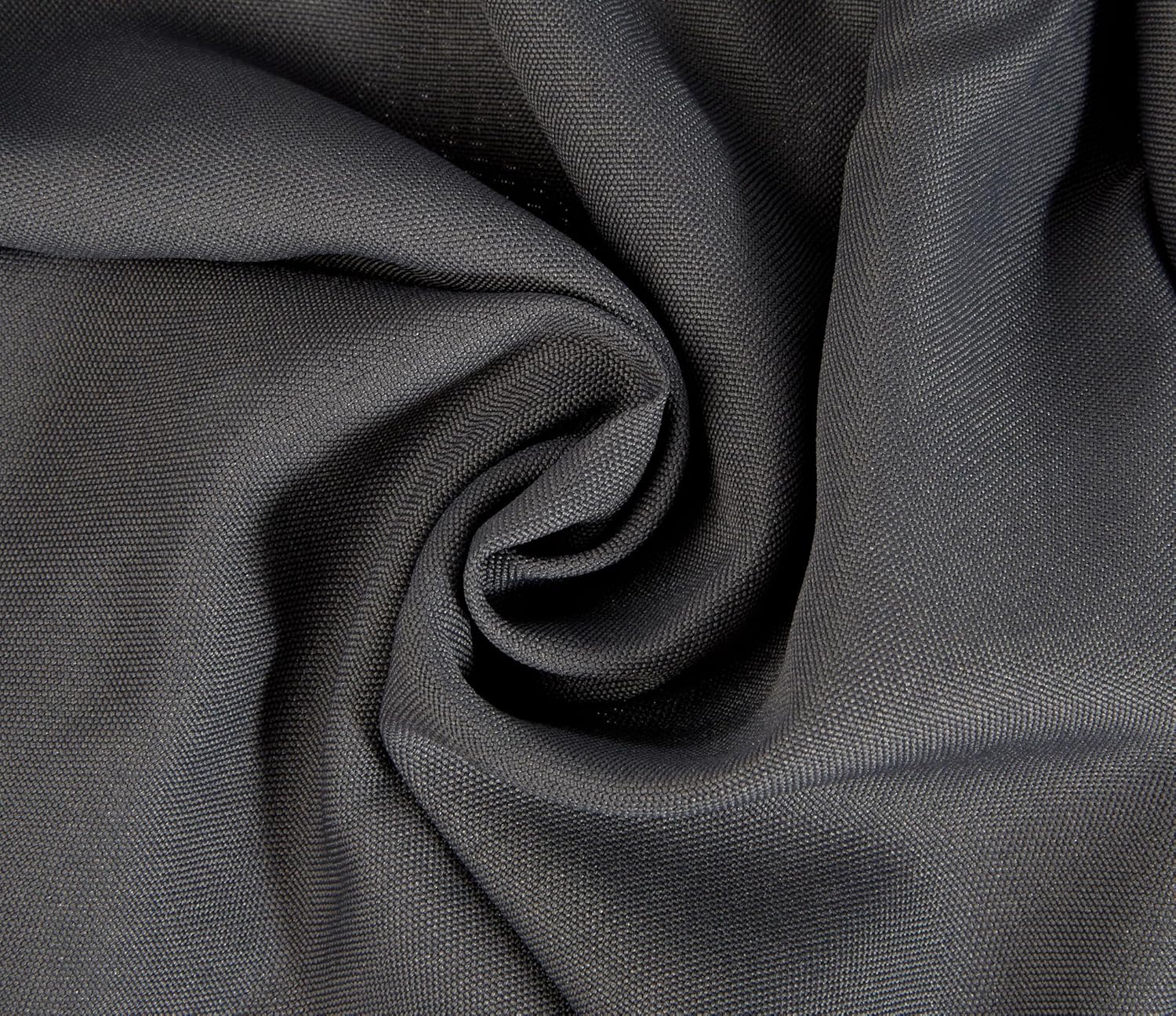 Soleil d'Ocre - Alix nappe rectangle polyester 140x240 cm anthracite