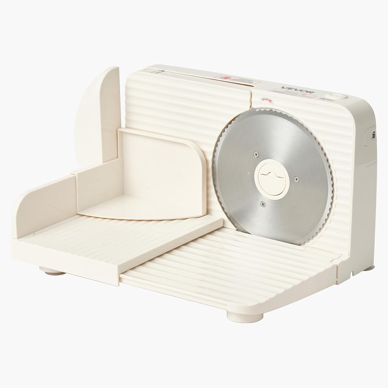 VEVOR – Trancheuse électrique 180W – lame 170mm, épaisseur réglable, coupe 60-90tr/min