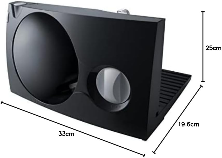 Emerio - Trancheuse pliable, 0-17mm, lame inox, 100W, sécurité