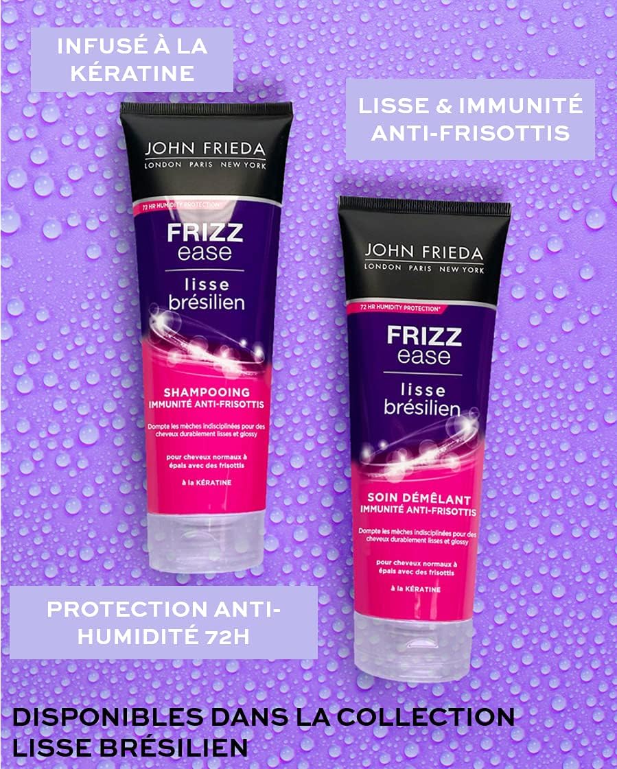 John Frieda - Frizz Ease Lisse Brésilien - 250ml - soin démêlant anti-frisottis