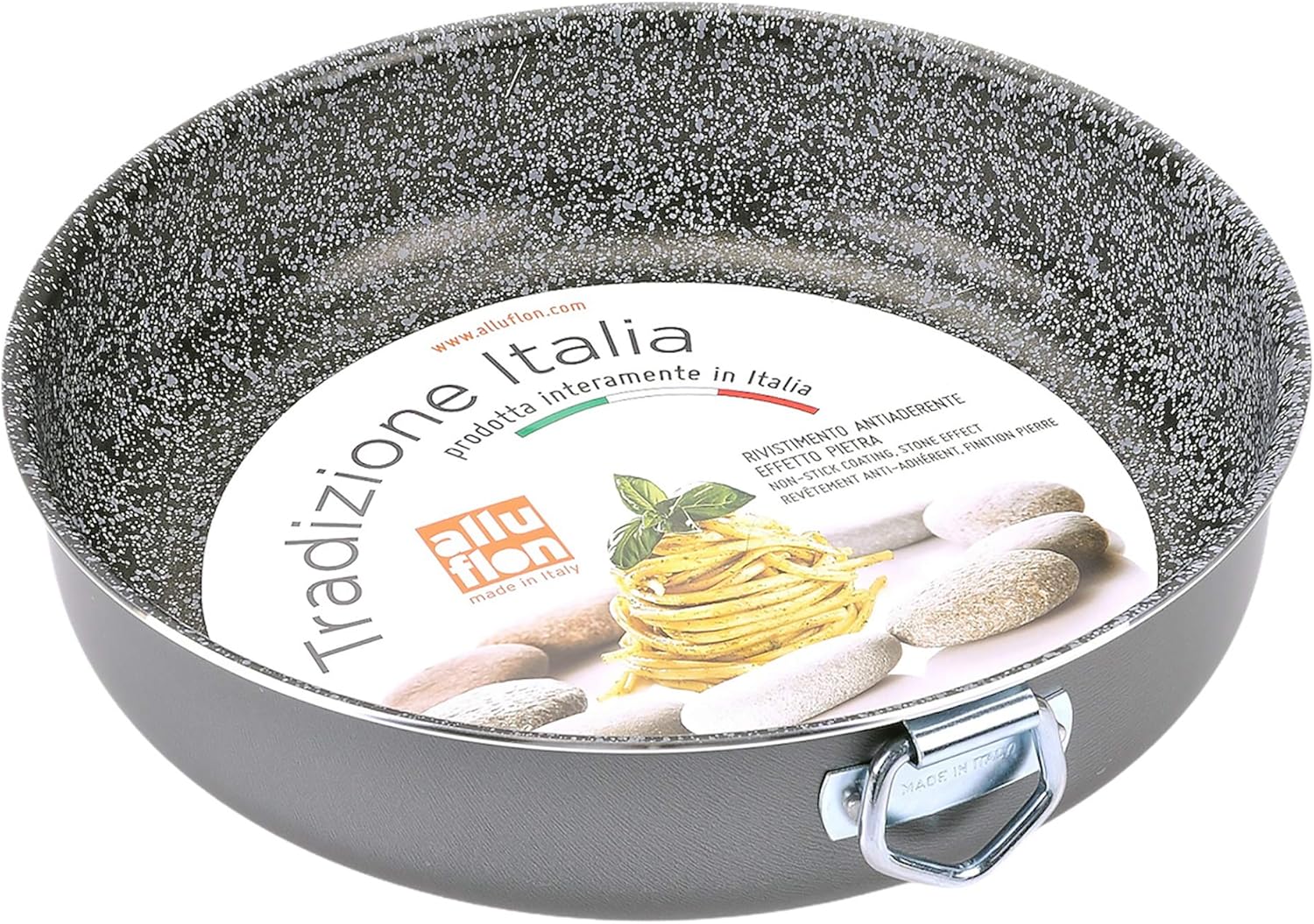 Alluflon - Tradition Italie moule aluminium 28 cm, noir, antiadhésif