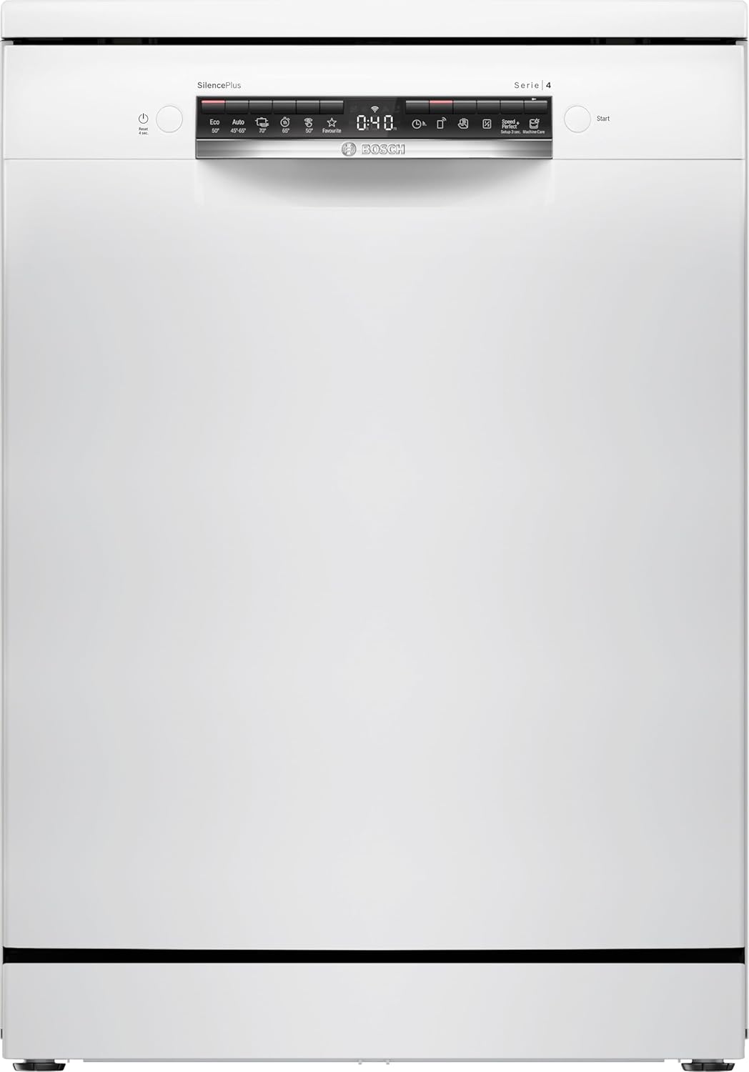 Bosch - Lave-vaisselle Série 4 - 60 cm, pose libre, blanc - SMS4EMW01F