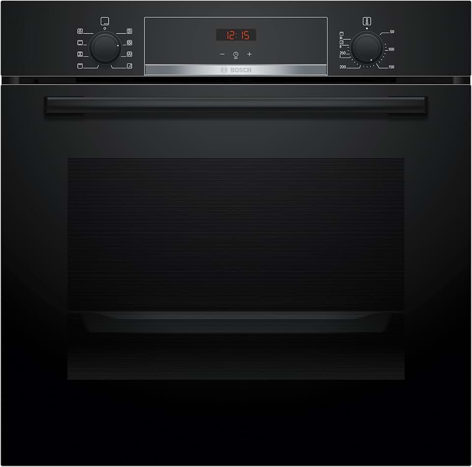 Bosch - Four encastrable Série 4, noir, multifonction, HBA553BA3F