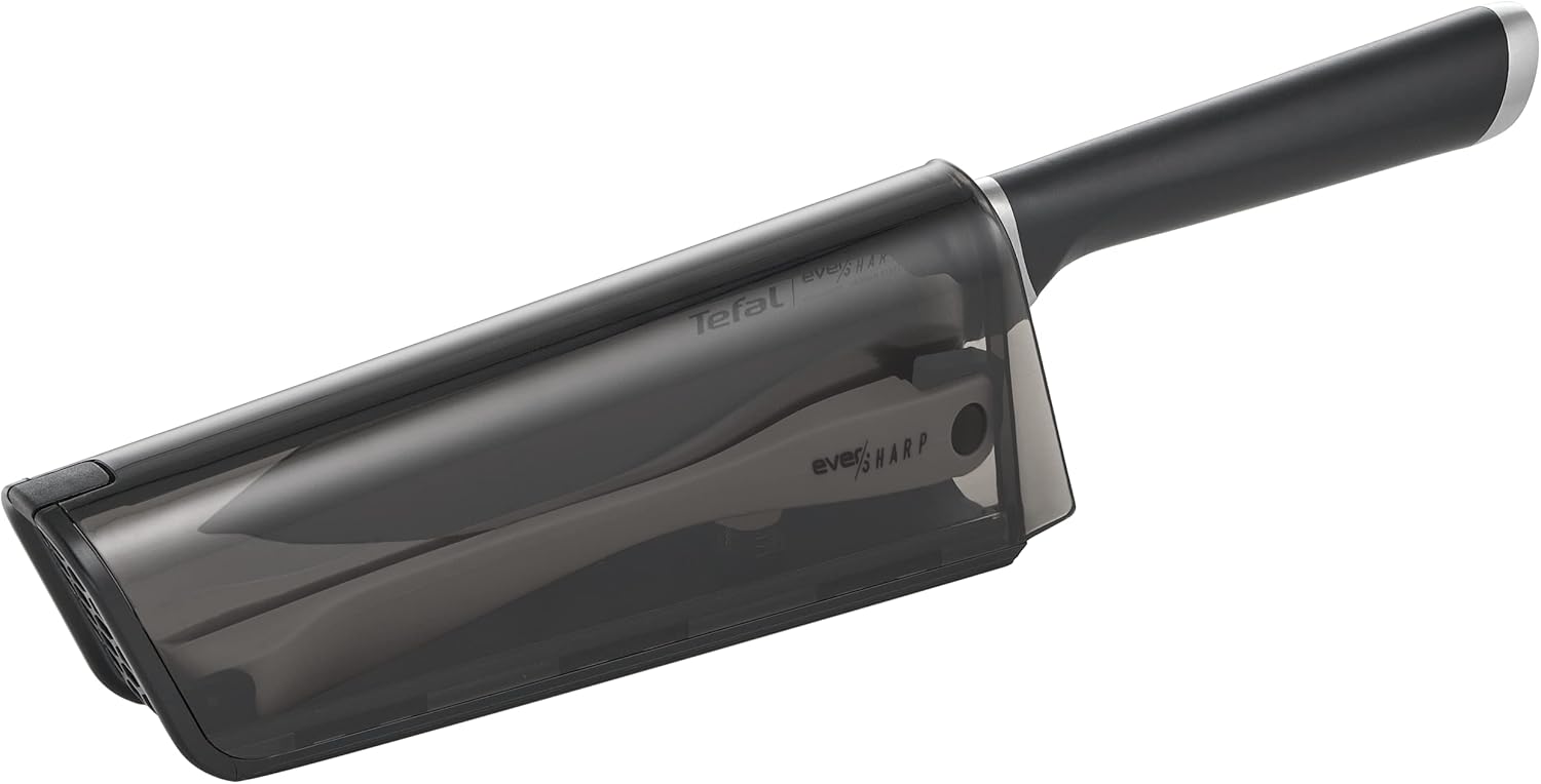 Tefal - Ever Sharp Black Edition - 16,5 cm - inox allemand, aiguiseur intégré K2579104