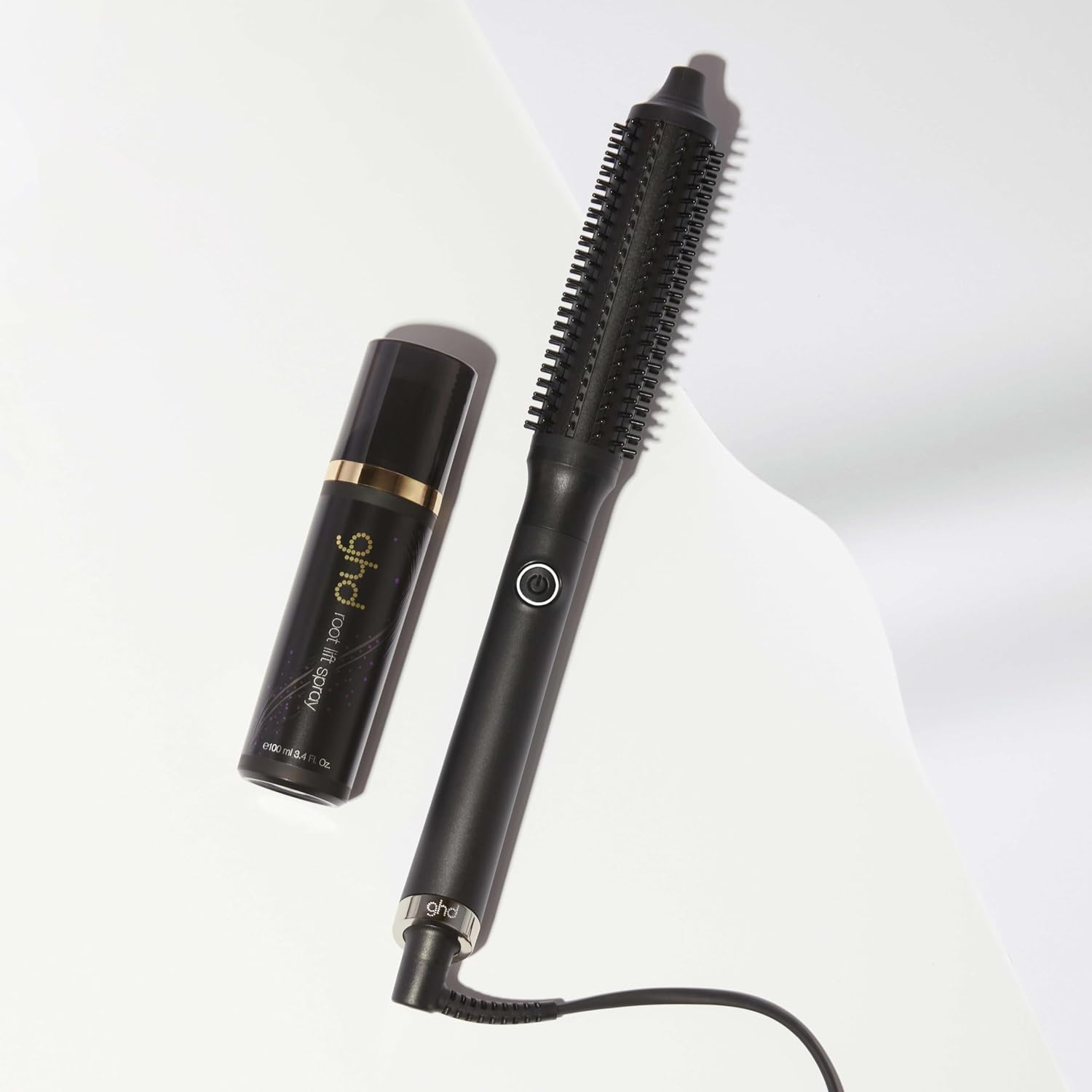 ghd - brosse chauffante Rise - 2x volume, brushing facile, tous cheveux