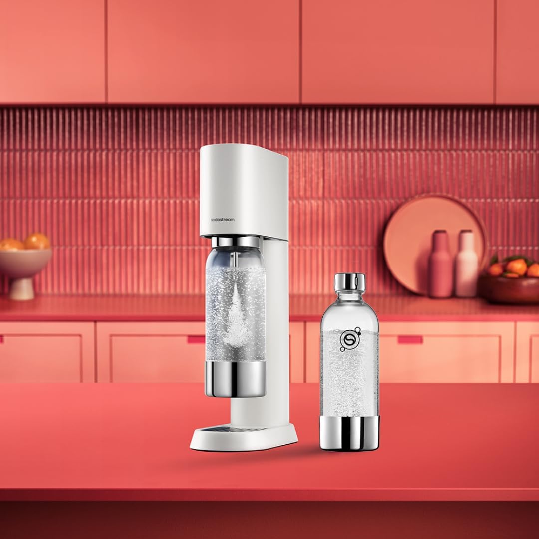 Sodastream - Premium (Gaia/Terra/Art/Ensō) - 1L - métal, sans BPA, lavable, réutilisable