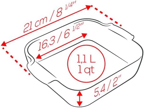 Peugeot - Plat Four céramique carré Light Grey 21x17,5x6 cm - 1,1L