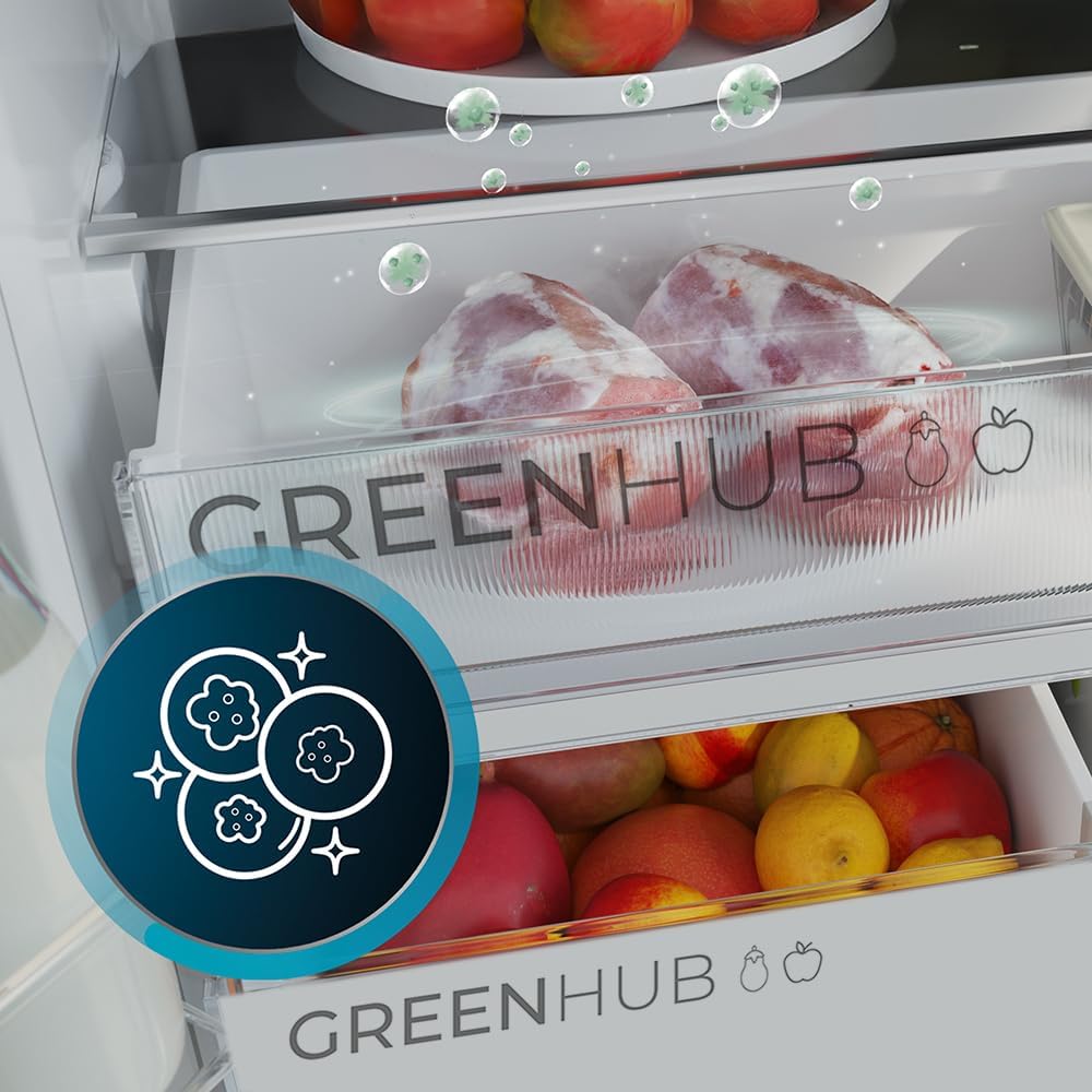 Cecotec - Bolero CoolMarket 4D - 189x83 cm - 456 L, No Frost, Inverter, 4 portes, 4D 456 SBI