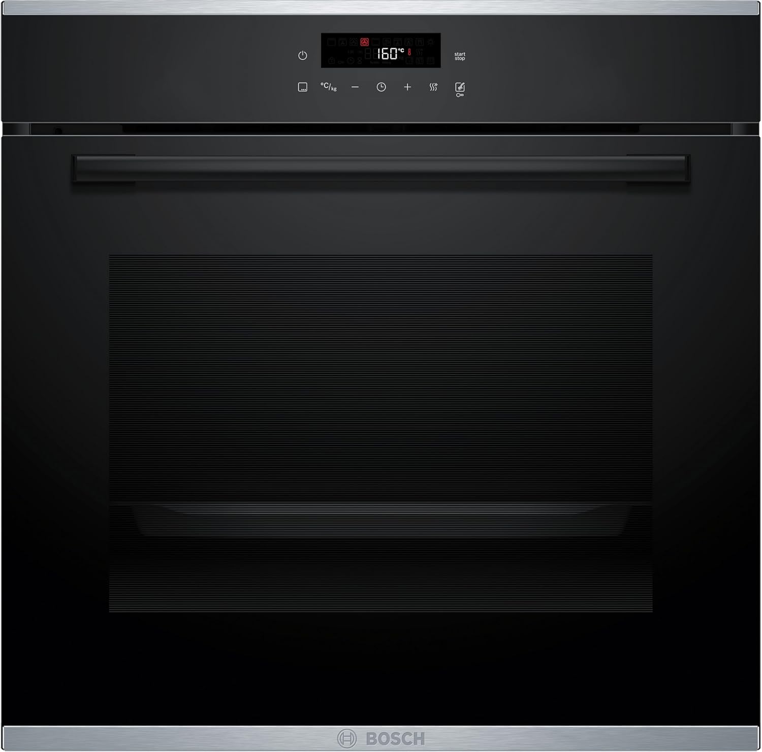 Bosch - HBA272BB3 Série 4 - 60x60 cm - pyrolyse, 10 programmes automatiques, nettoyage hydrolytique, LED, HBA272BB3