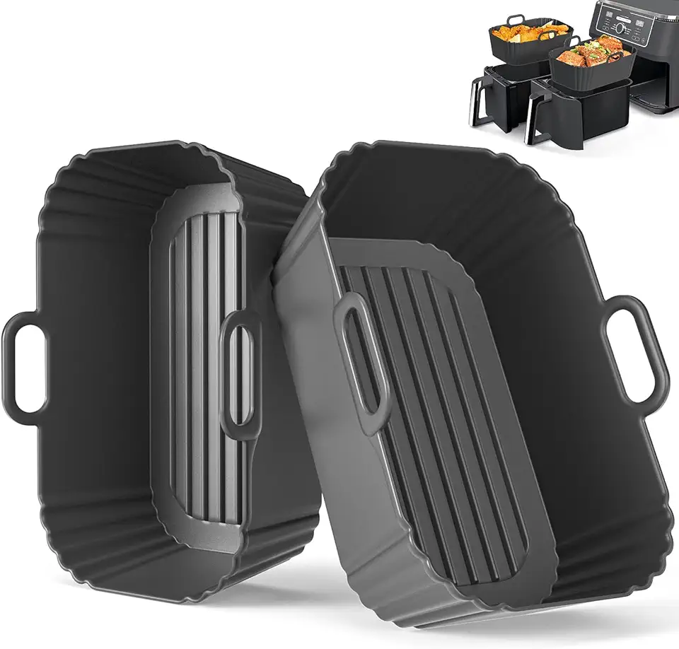 Moule silicone Airfryer - compatible 7,6L à 9,5L - réutilisable et antiadhésif - AF300EU AF400EU AF200EU