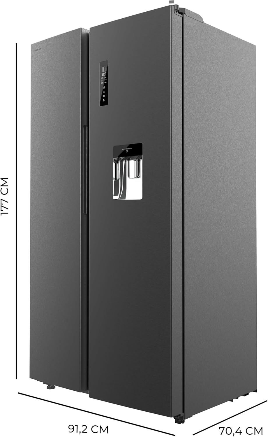 Cecotec - Bolero CoolMarket SBS - 177x90cm - 559L, Total No Frost, Inverter, Classe E, SBS 559