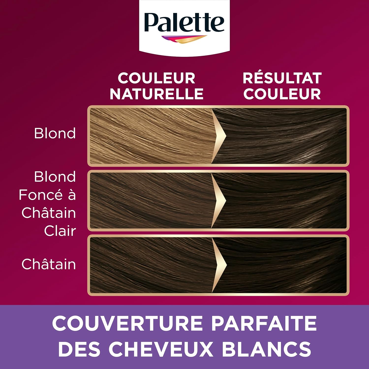 Palette - Intensive - coloration permanente cheveux 8 semaines, soin noir - 900