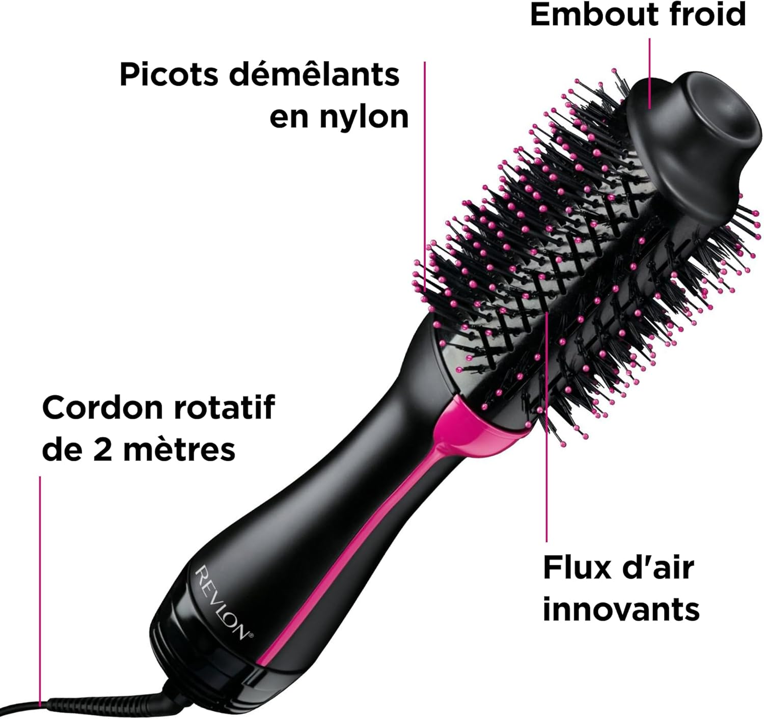 Revlon - Brosse soufflante Salon One-Step - volume, sèche, coiffe - RVDR5222