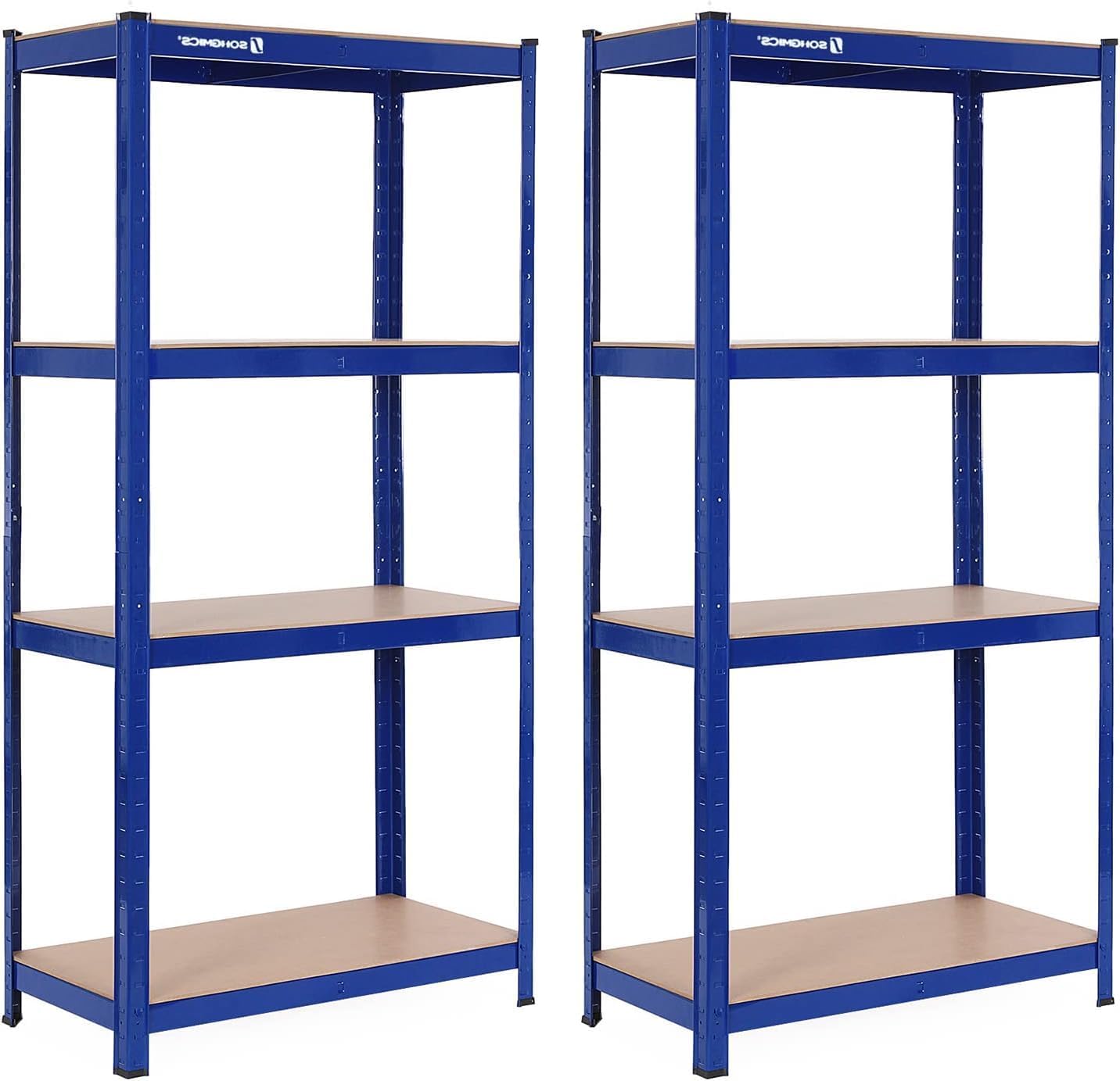 SONGMICS - étagère 4 niveaux, 40x80x160 cm, capacité 520 kg, GLR88Q