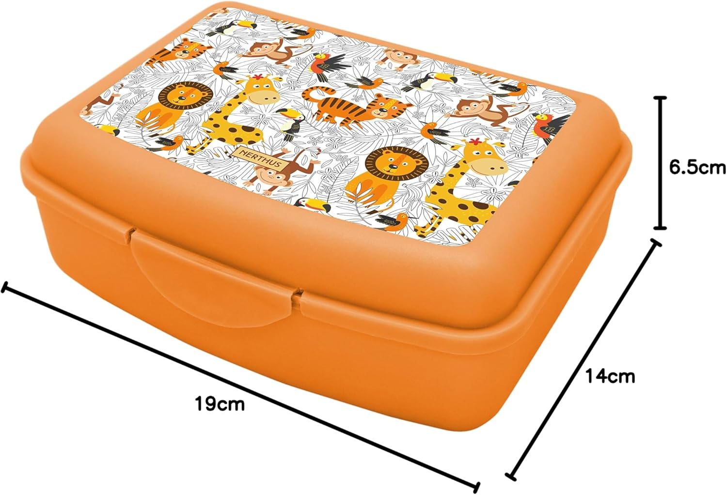 NERTHUS - boîte à lunch Safari - légère et facile à nettoyer - FIH 921