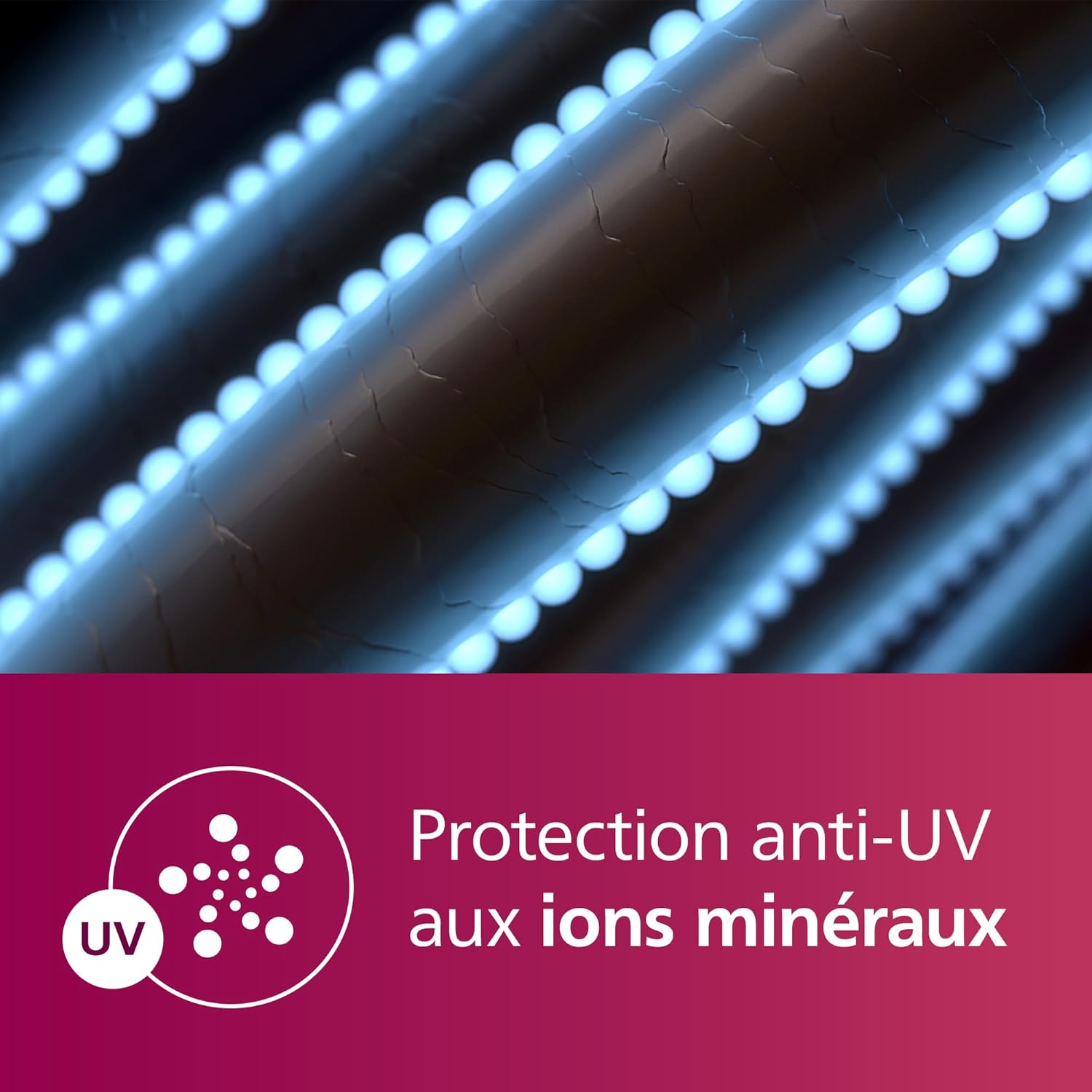 Philips - Lisseur 7000 Series - plaques céramique, ionique, ThermoShield, bleu canard - BHS732/00