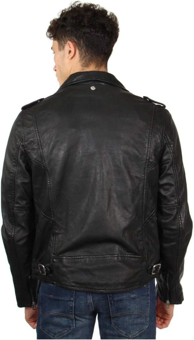 Schott - Perfecto cuir homme - coupe moto - noir - ref_47534