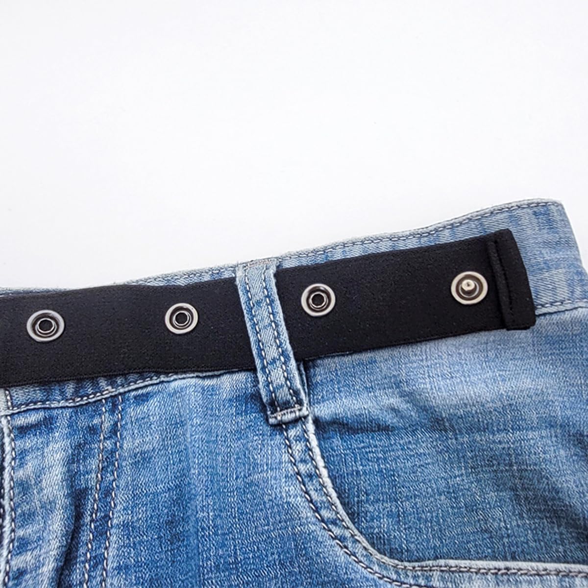 Rallonge ceinture pantalon - 32x3cm - réglable, élastique, bouton-pression