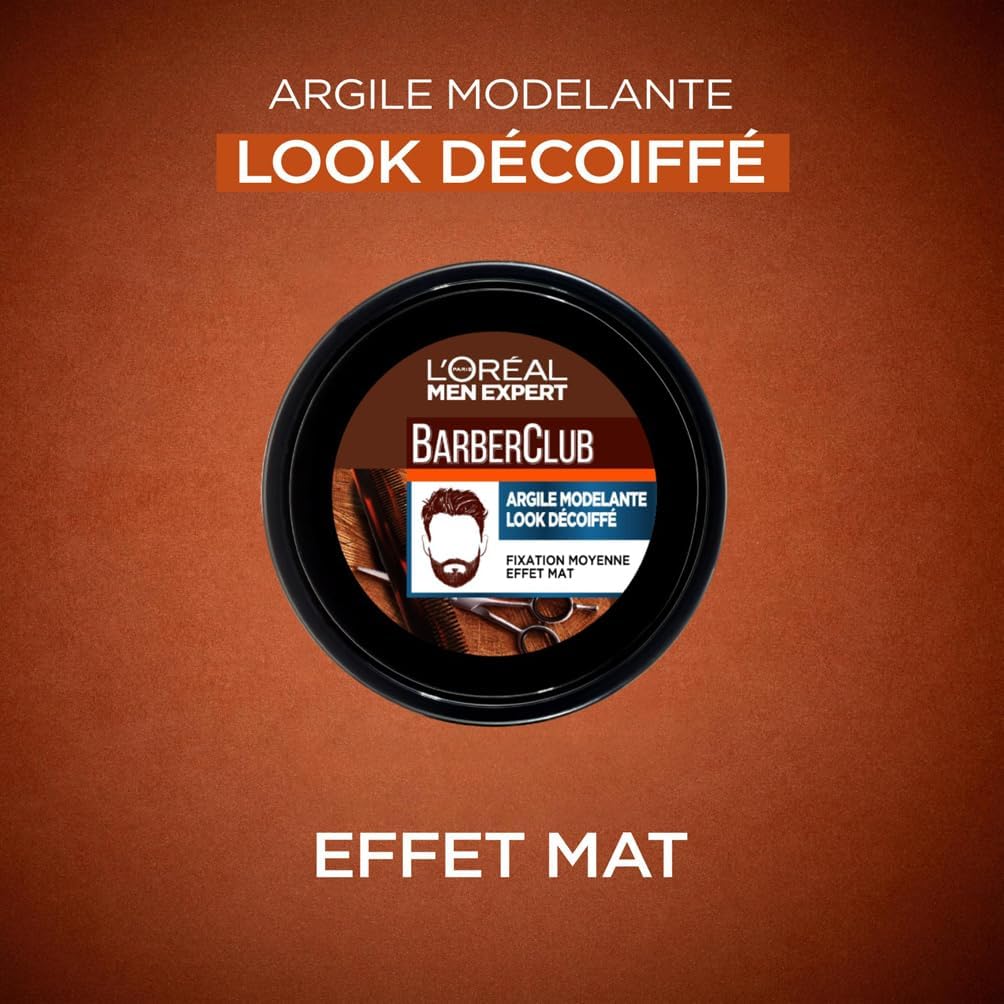 L'Oréal - Men Expert BarberClub - 75ml - argile coiffante look mat