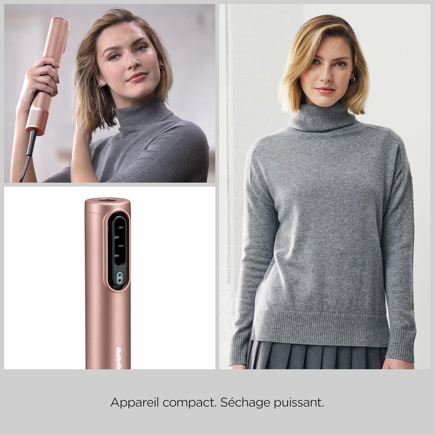 BaByliss - Air Wand série 4-en-1 - ionique, diffuseur, vanity inclus, AS6556E