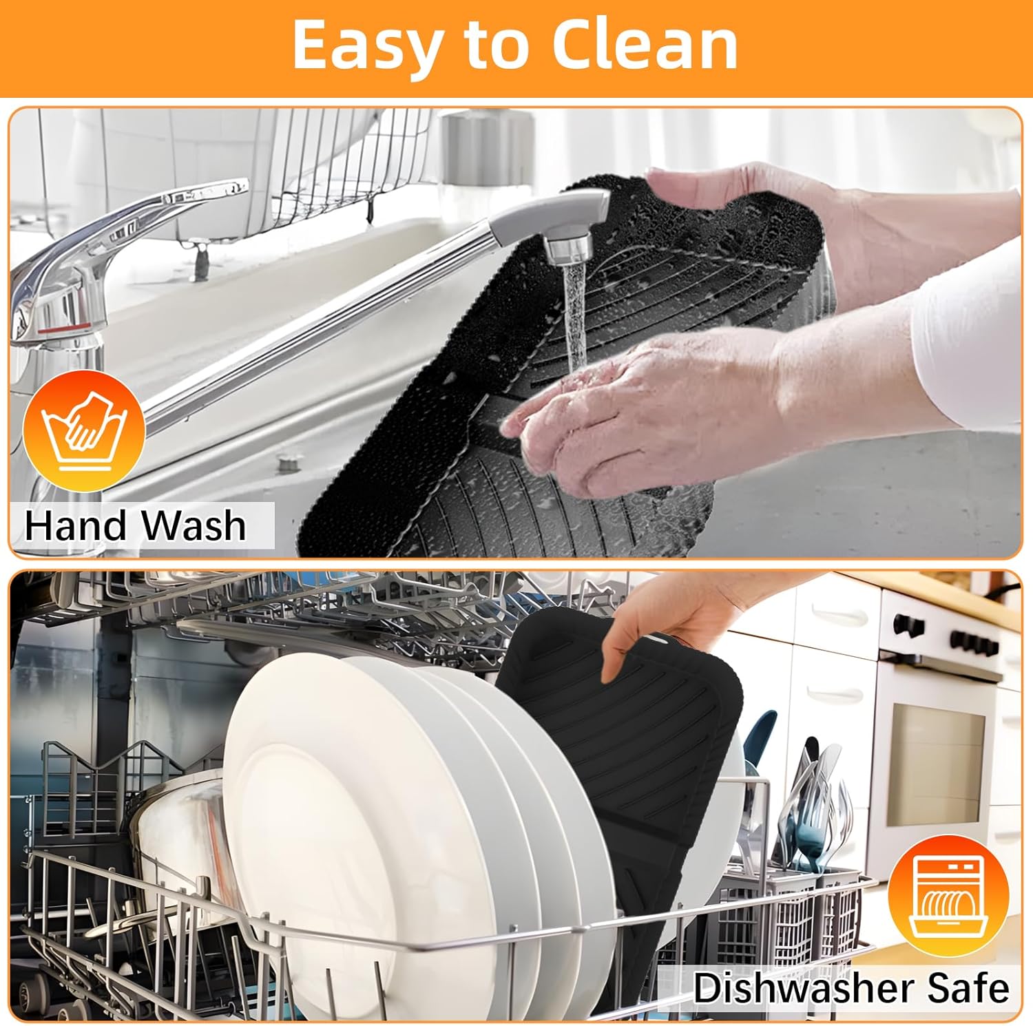 Moule silicone air fryer - accessoires 24 pièces - pour Ninja Foodi 10.4L - compatible AF500EU