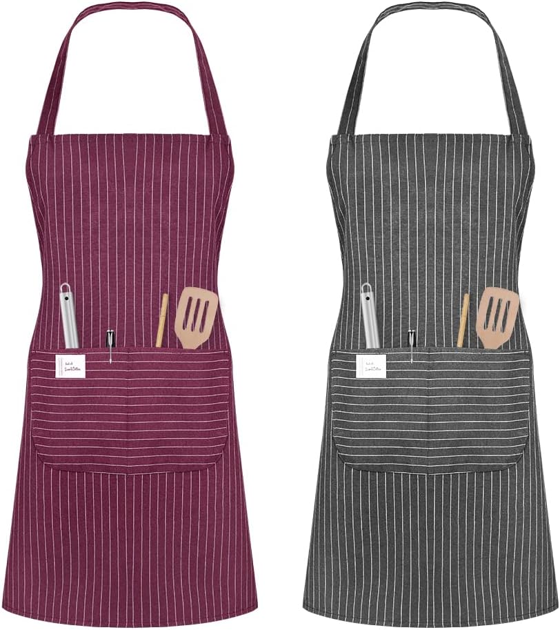 Vicloon - tabliers réglables 2 pièces - imperméable, 2 poches