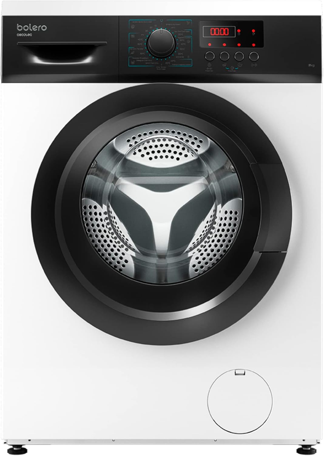Cecotec - Bolero DressCode 8000 - 8kg 1400rpm, 8 programmes, écran LED