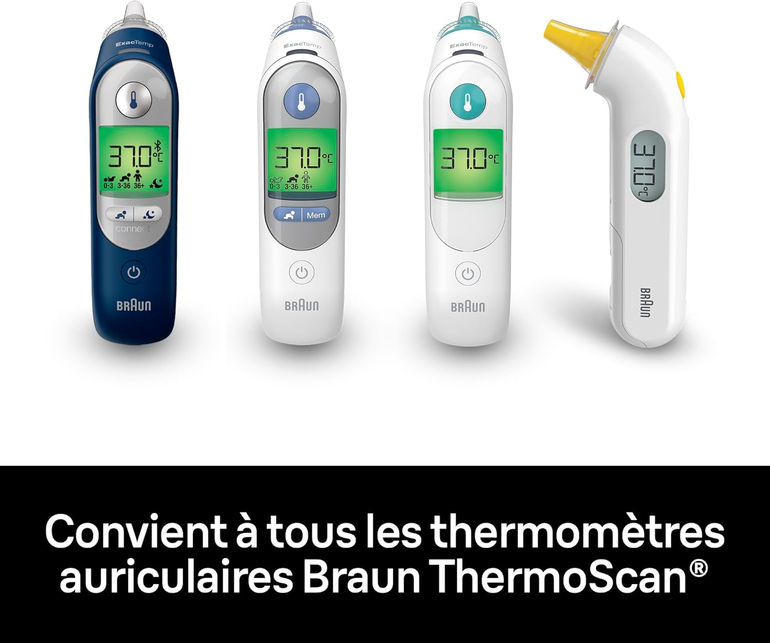 Braun - ThermoScan - 40 pièces - embouts hygiéniques auriculaires LF40