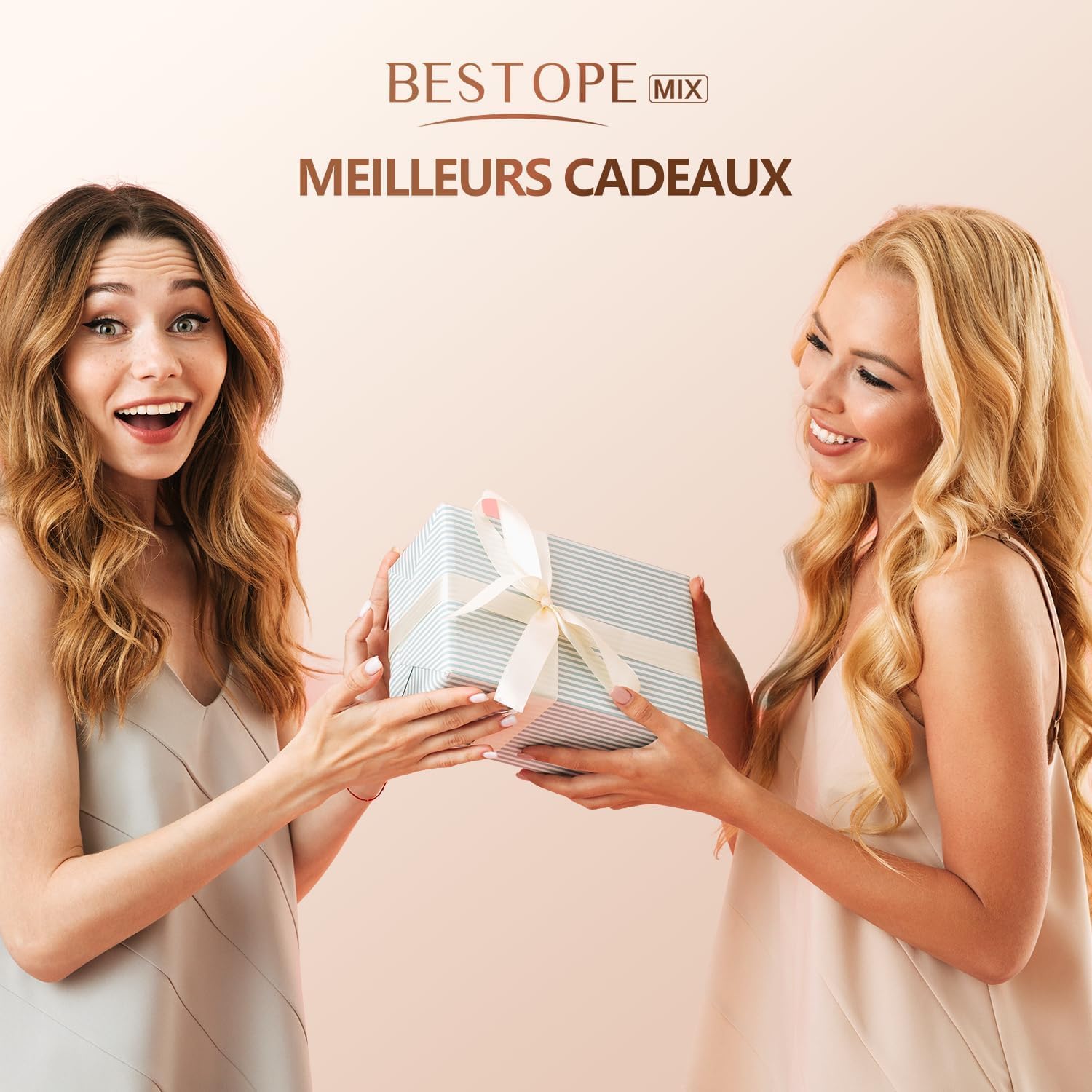 BESTOPE - Boucleur 3 Têtes 22mm, céramique, 2 températures, chauffage rapide