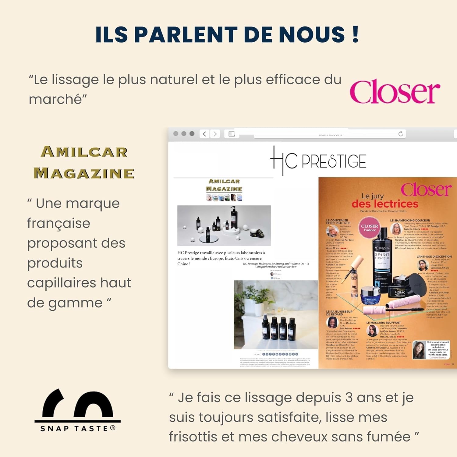 Oh My Sleek - Mini Kit Laminoplastie - 4x100ml - lissage sans formol, kératine, résultats 3 mois