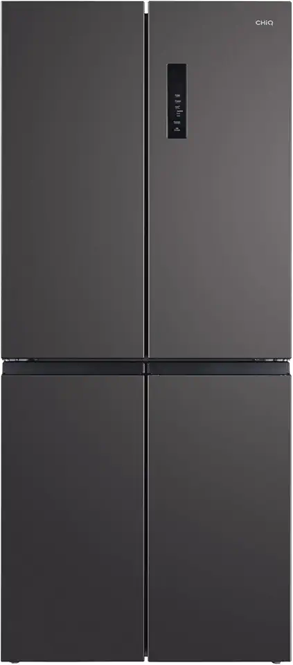 CHIQ - Réfrigérateur multiportes Inox 182x63cm 415L, Smart Inverter, CCD415NEI4E