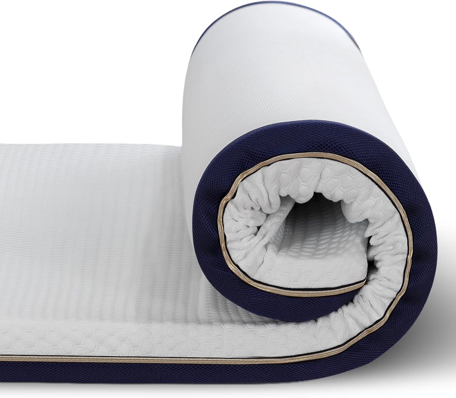 BedStory - surmatelas mémoire de forme 10cm - gel infusé, housse lavable