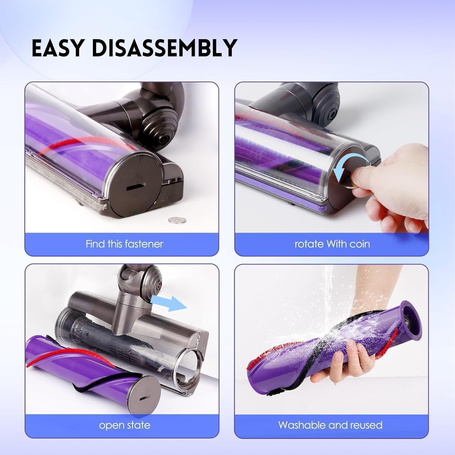 Dyson - Brosse motorisée séries V7/V8/V10/V11 - multi-surfaces - pour tapis et sols durs 967483-04