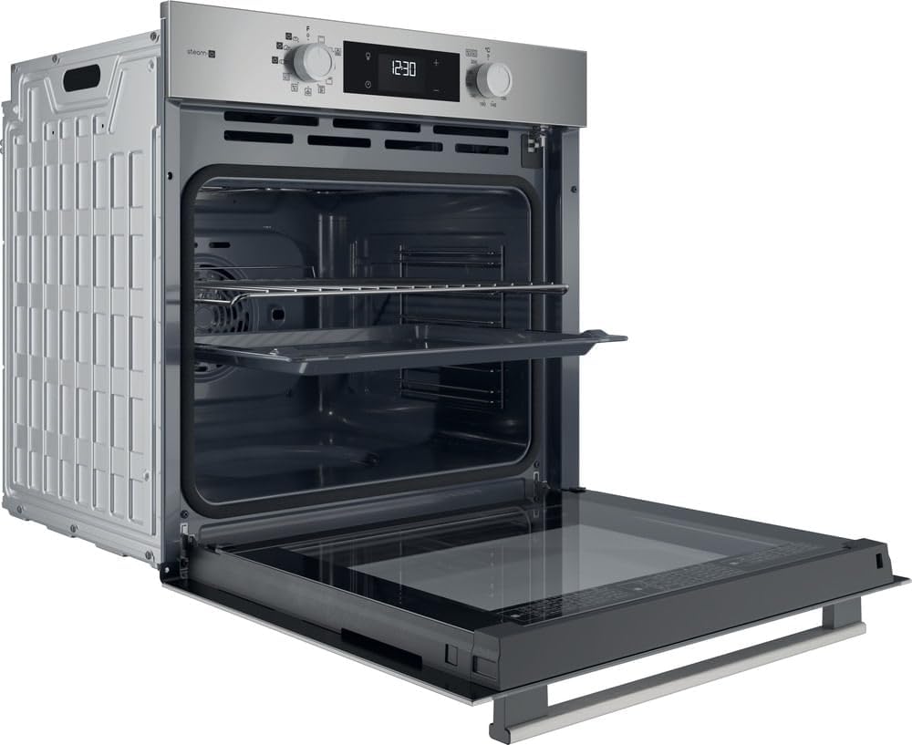 Hotpoint - Four Série 854PSX - 71L, pyrolyse, inox, A++ - HAO854PSX