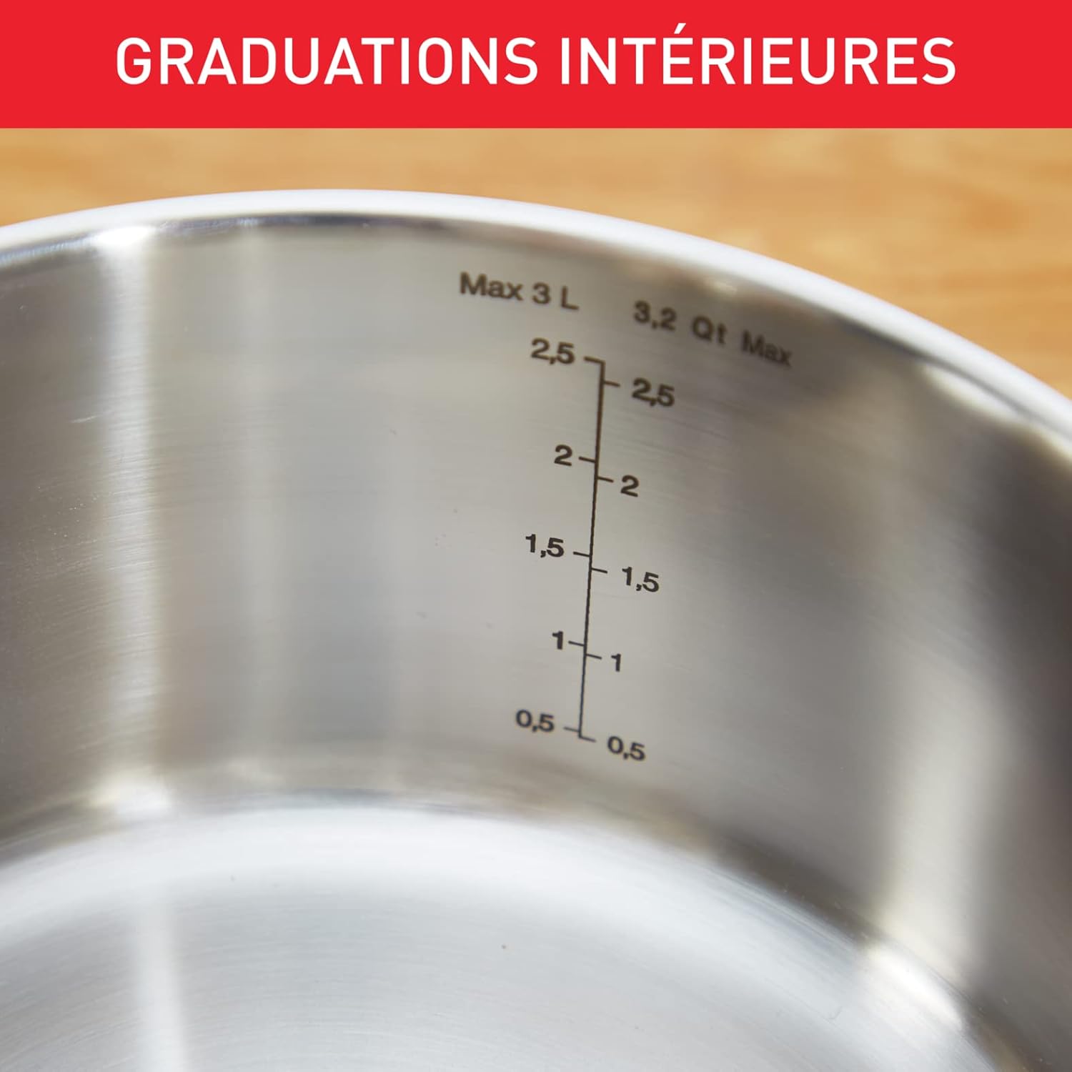 Tefal - Duetto On - batterie cuisine inox 6pcs induction - A705S636