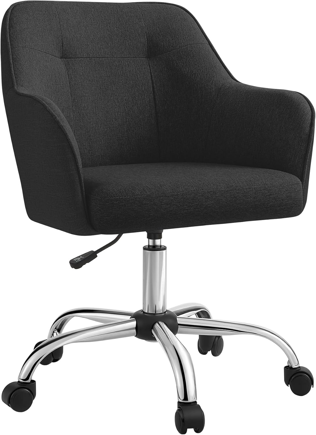 SONGMICS - fauteuil ergonomique, tissu coton-lin, cadre acier, réglable, 110kg, 119x61x54cm, OBG019B01