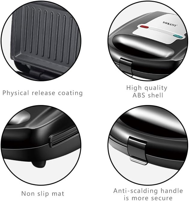 Sokany - 8-IN-1 multifonction - 750W - 8 plaques, facile à nettoyer, SOKANY8IN1