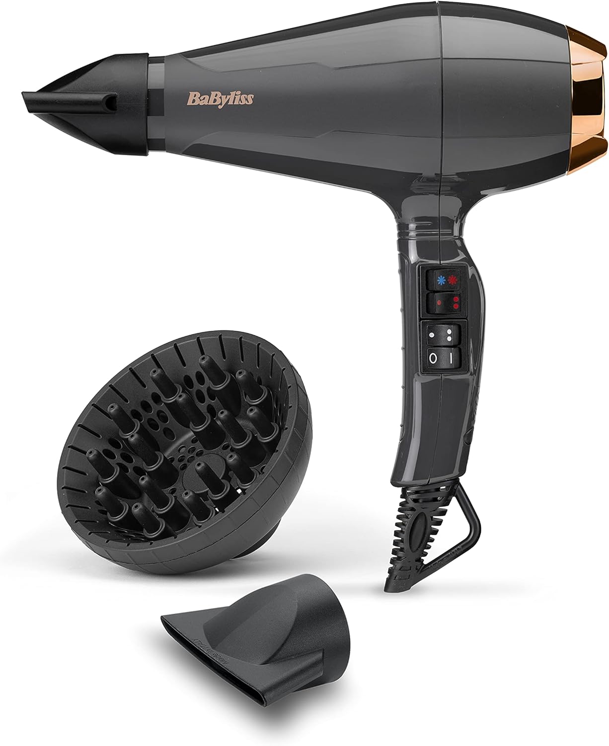 BaByliss - Air Pro, puissant 2200W, ionique, AC, diffuseur, 6719DE