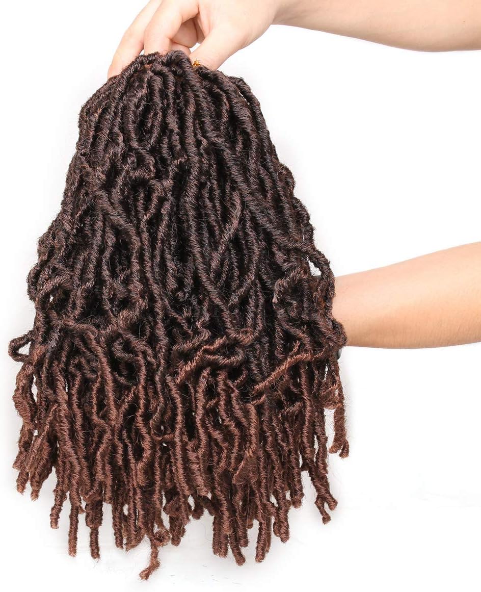 Xtrend - crochet nulle locs 6 packs 12” - ombré court, 12strands/pack 1B/30#