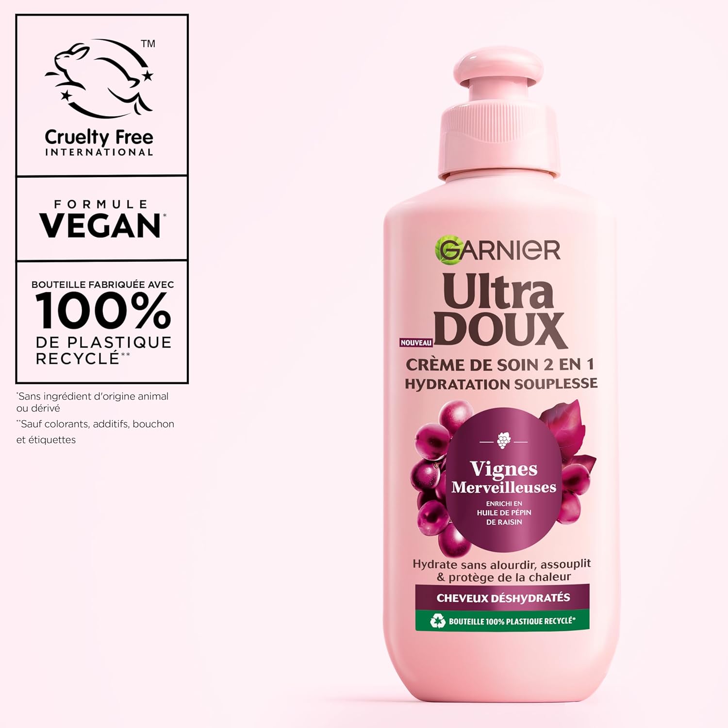 Garnier - Ultra Doux Vignes Merveilleuses - 200 ml - crème hydratante cheveux déshydratés