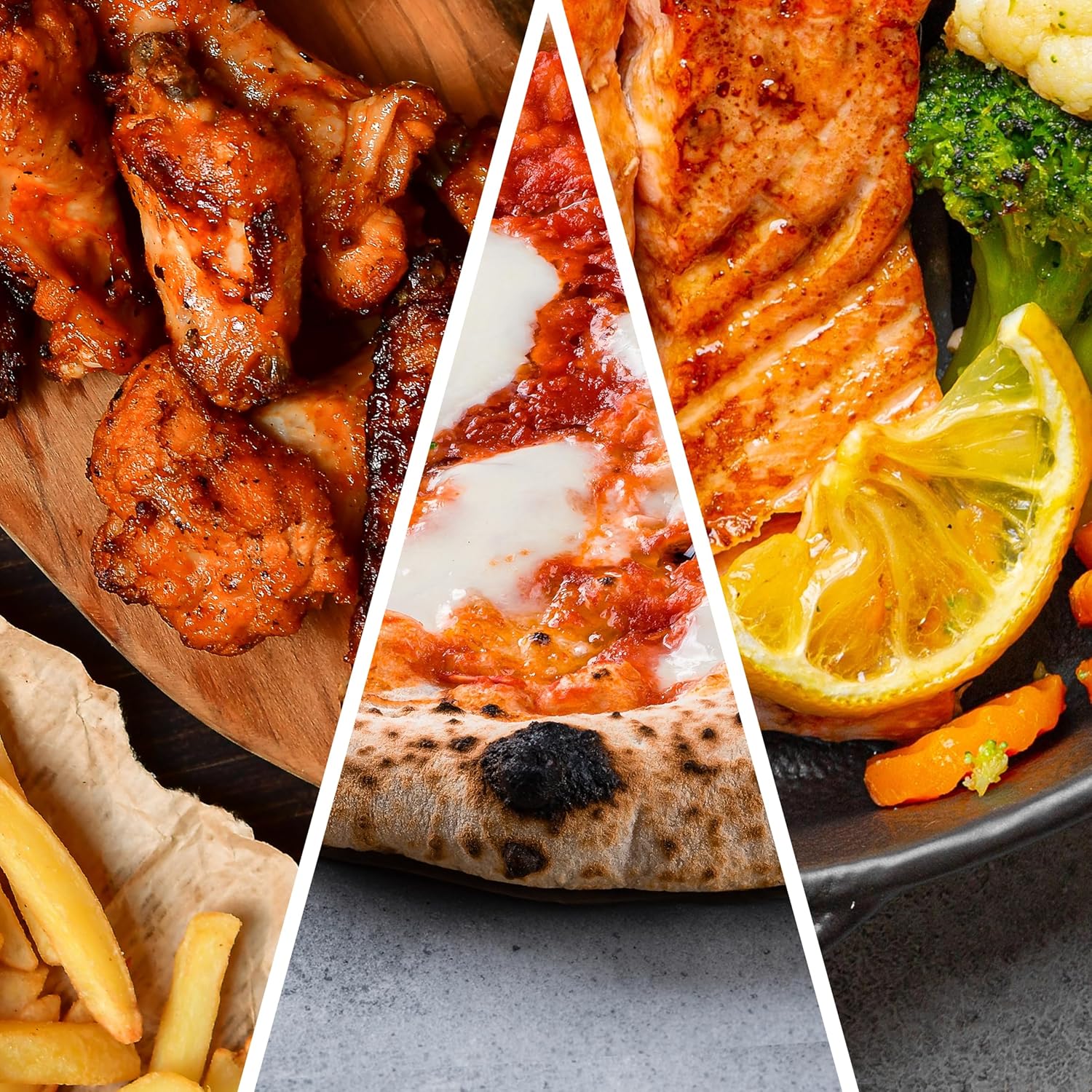 Cecotec - Bolero Hexa Edge - 60 cm, 81L, 3400W, 11 fonctions, Airfryer, AF316000